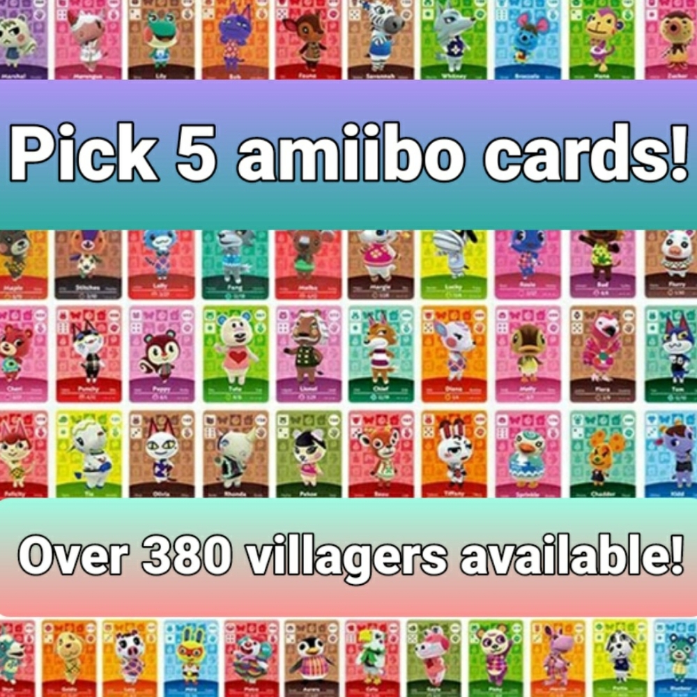 SALE! 5 amiibo card bundle!